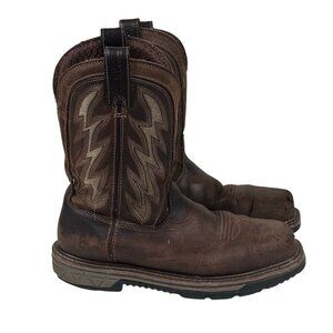 Red Wing 2227 Rio Flex Brown Leather Safety Steel Toe‎ Men's Boots 10 D
